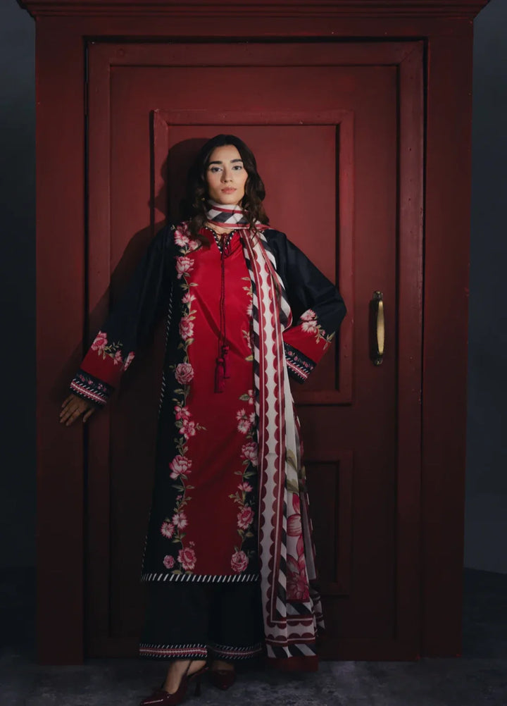 Hidden Garden by Jahaan RTW Printed Crepe 3 Piece Suit Calira Casual Collection