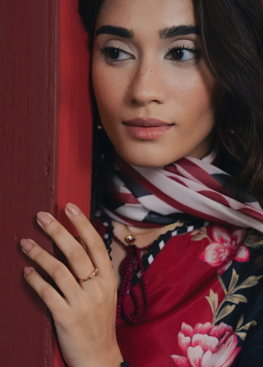 Hidden Garden by Jahaan RTW Printed Crepe 3 Piece Suit Calira Casual Collection