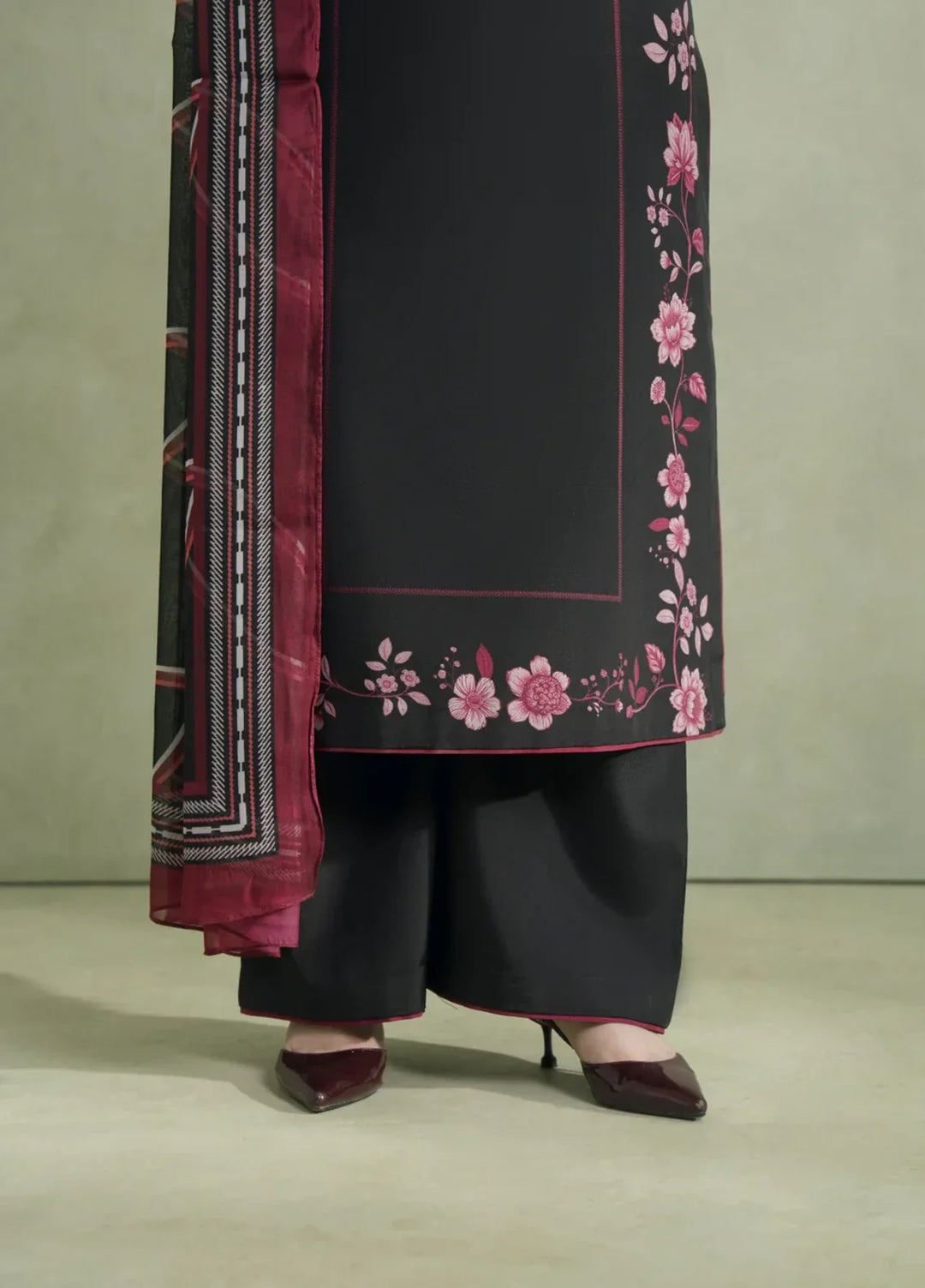 Blossom Hour by Jahaan RTW Printed Crepe 3 Piece Suit Azuline Casual Collection