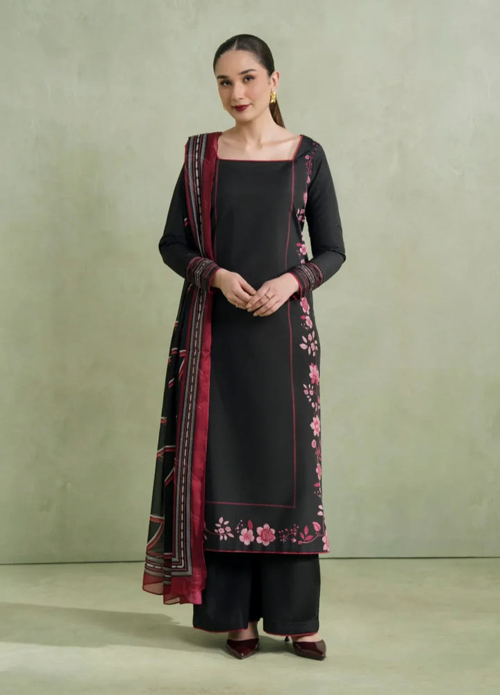Blossom Hour by Jahaan RTW Printed Crepe 3 Piece Suit Azuline Casual Collection