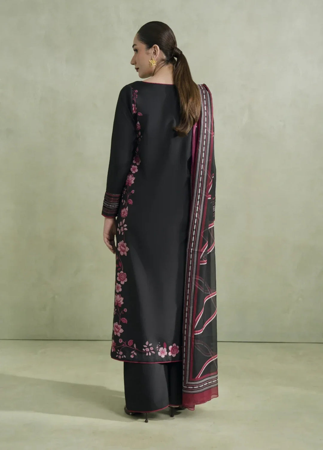 Blossom Hour by Jahaan RTW Printed Crepe 3 Piece Suit Azuline Casual Collection