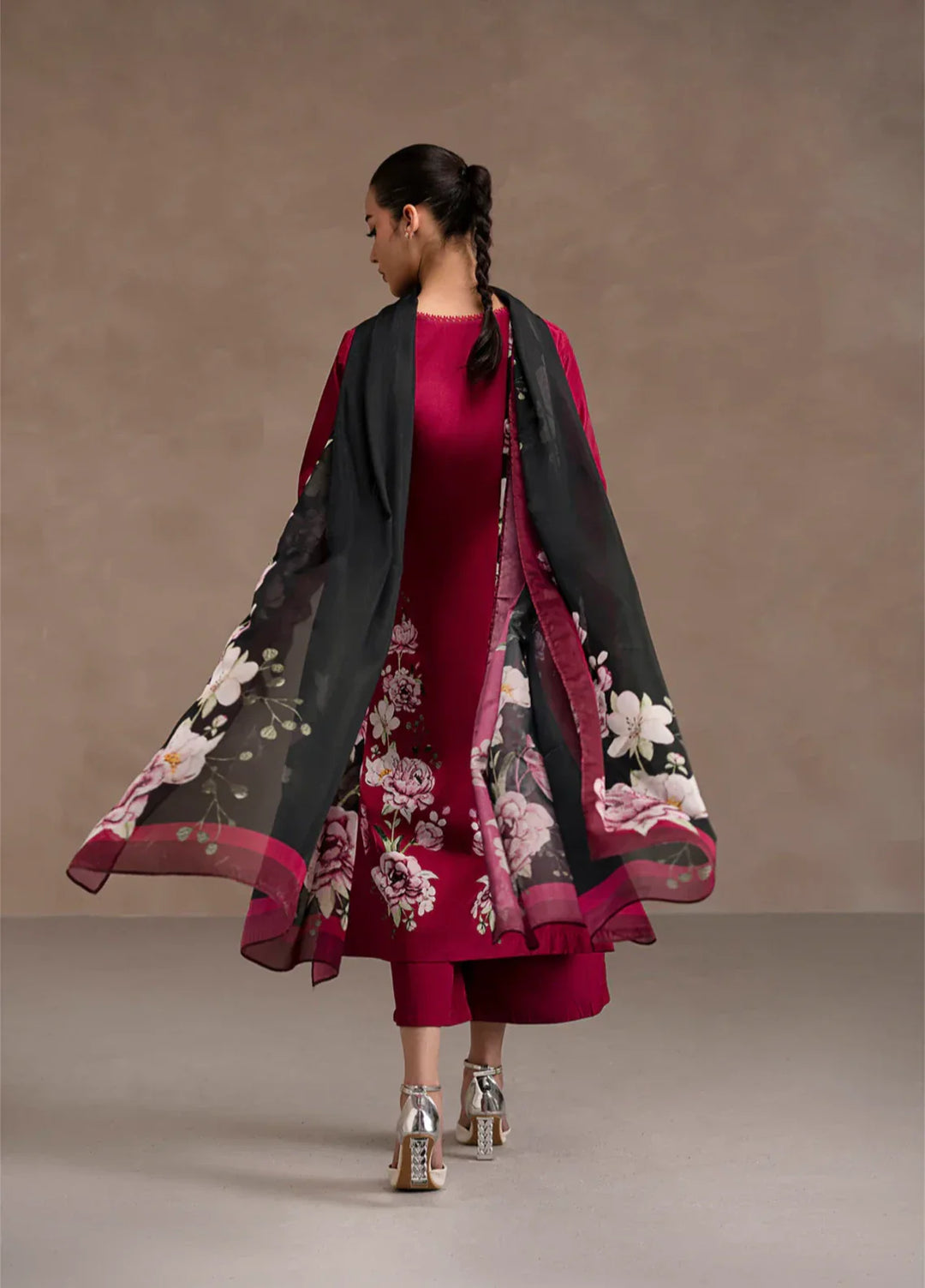 Ember Rose by Jahaan RTW Printed Lawn Silk 3 Piece Suit Calista Casual Collection