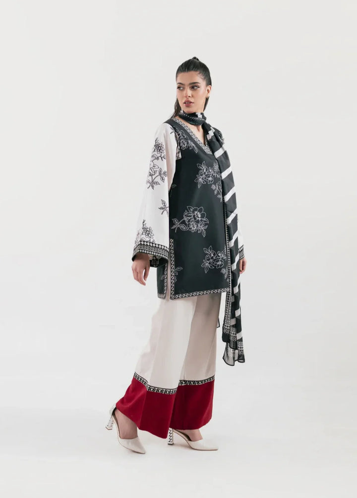 Ember Rose by Jahaan RTW Printed Lawn Silk 3 Piece Suit Alessia Casual Collection
