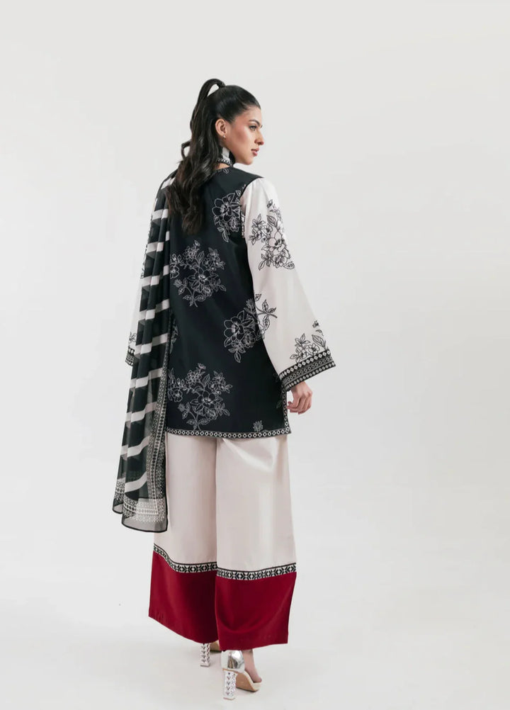 Ember Rose by Jahaan RTW Printed Lawn Silk 3 Piece Suit Alessia Casual Collection