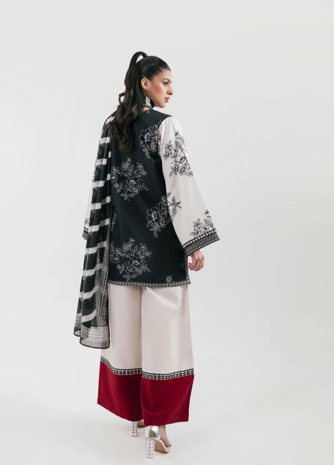 Ember Rose by Jahaan RTW Printed Lawn Silk 3 Piece Suit Alessia Casual Collection