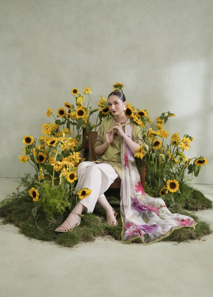 Blossom Hour by Jahaan RTW Printed Crepe 3 Piece Suit Solea Casual Collection