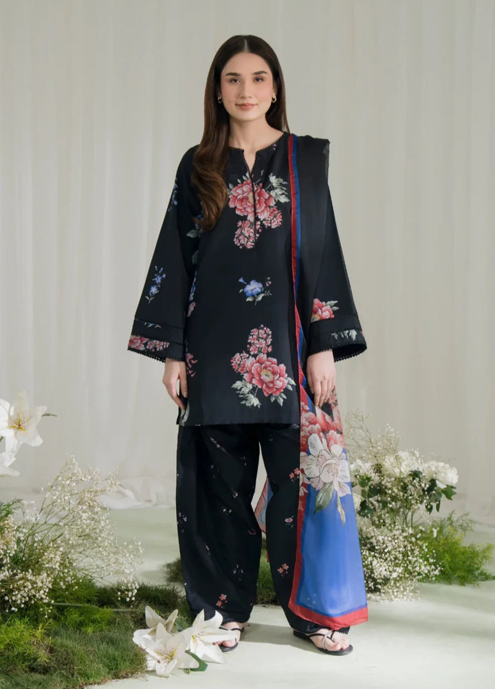 Blossom Hour by Jahaan RTW Printed Crepe 3 Piece Suit Noctis Casual Collection