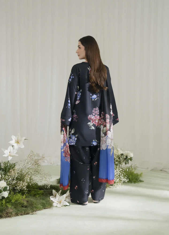 Blossom Hour by Jahaan RTW Printed Crepe 3 Piece Suit Noctis Casual Collection