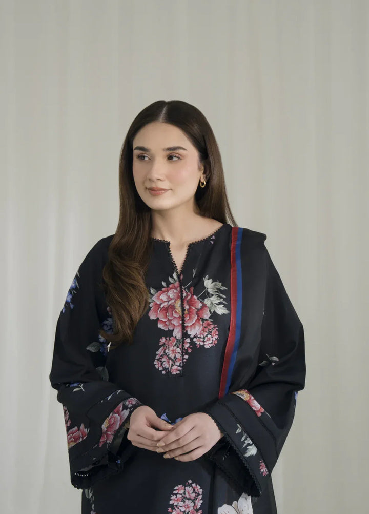Blossom Hour by Jahaan RTW Printed Crepe 3 Piece Suit Noctis Casual Collection