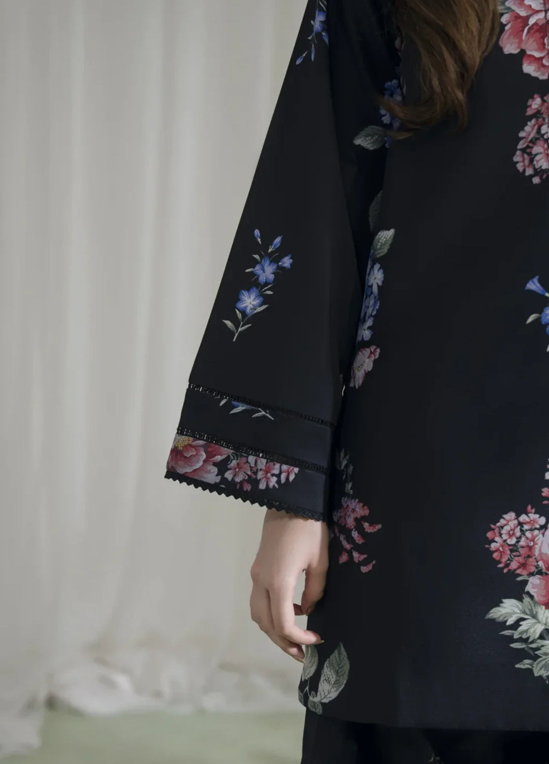 Blossom Hour by Jahaan RTW Printed Crepe 3 Piece Suit Noctis Casual Collection