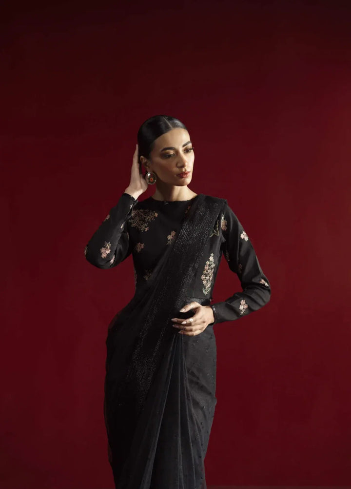 Koel by Jahaan RTW Embroidered Raw Silk Saree Suit Elara Festive Collection