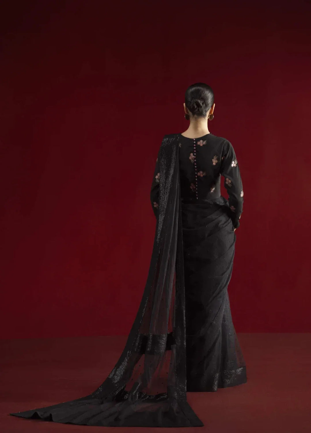 Koel by Jahaan RTW Embroidered Raw Silk Saree Suit Elara Festive Collection