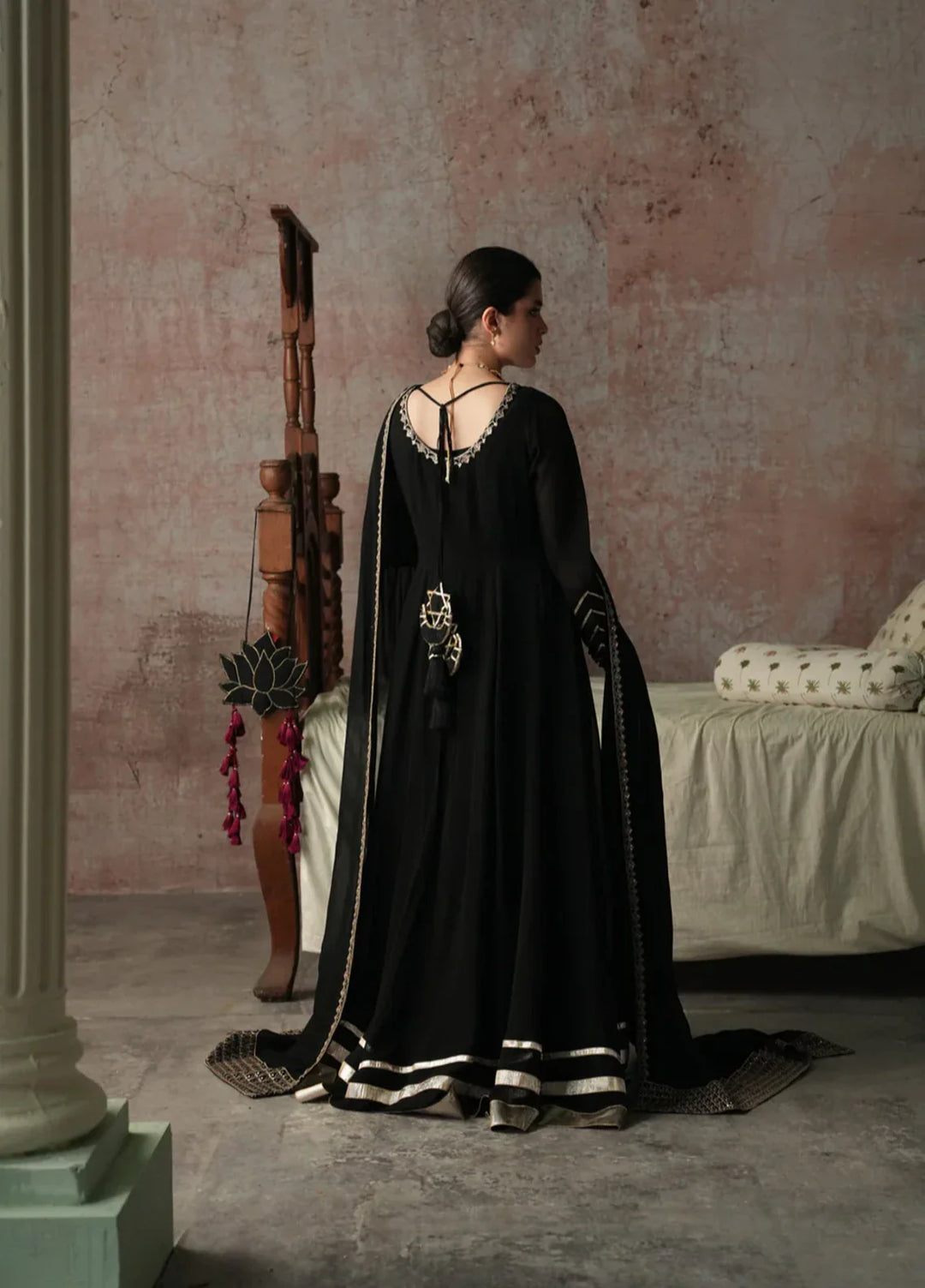 Koel by Jahaan RTW Embroidered Chiffon 3 Piece Suit Mahveen Festive Collection