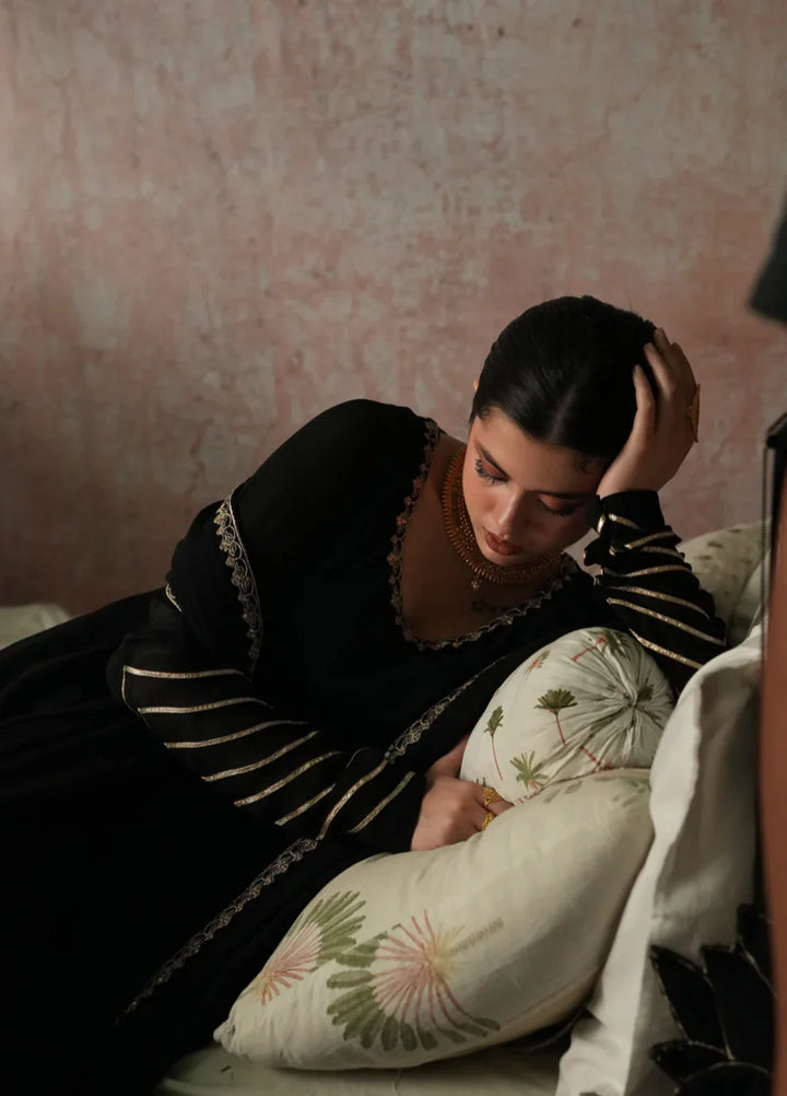 Koel by Jahaan RTW Embroidered Chiffon 3 Piece Suit Mahveen Festive Collection