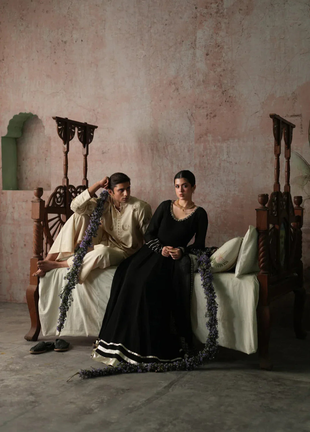 Koel by Jahaan RTW Embroidered Chiffon 3 Piece Suit Mahveen Festive Collection