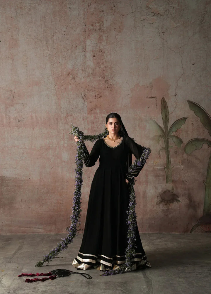 Koel by Jahaan RTW Embroidered Chiffon 3 Piece Suit Mahveen Festive Collection