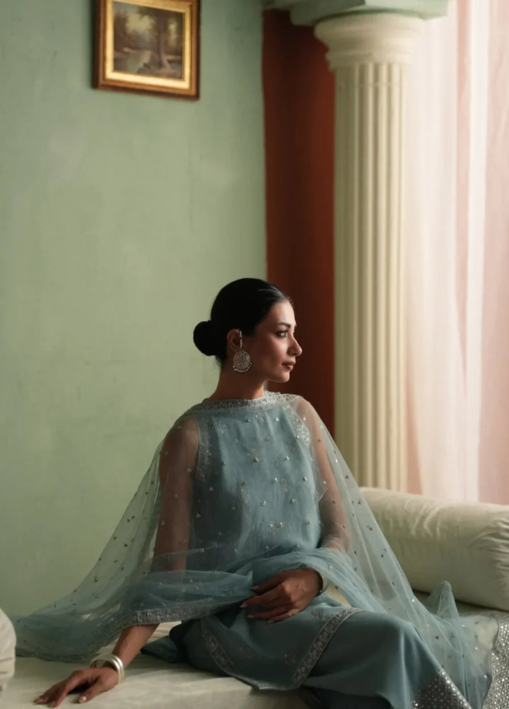 Koel by Jahaan RTW Embroidered Raw Silk 3 Piece Suit Sheen Festive Collection
