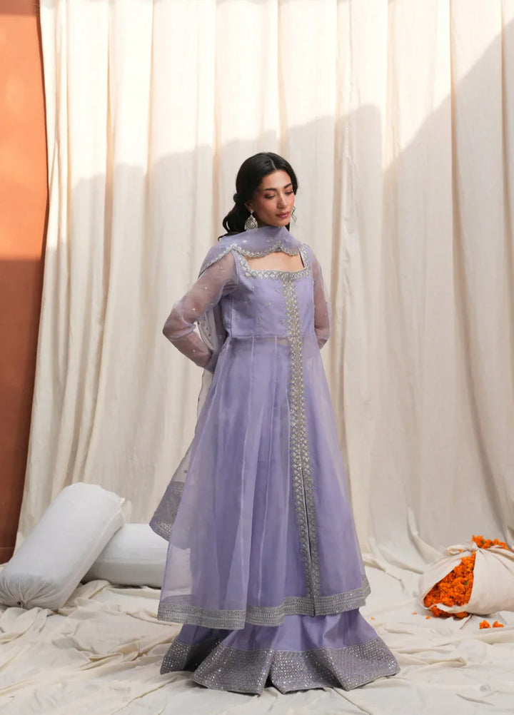 Koel by Jahaan RTW Embroidered Organza 3 Piece Suit Reem Festive Collection
