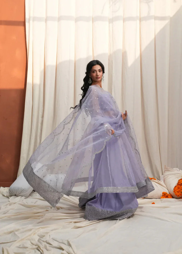 Koel by Jahaan RTW Embroidered Organza 3 Piece Suit Reem Festive Collection