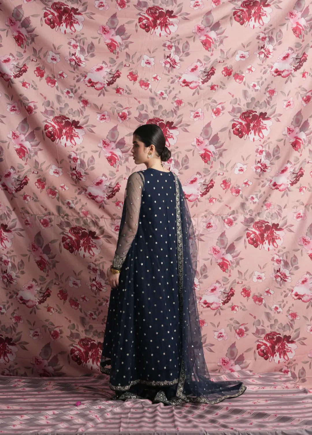 Koel by Jahaan RTW Embroidered Net 3 Piece Suit Zoor Festive Collection