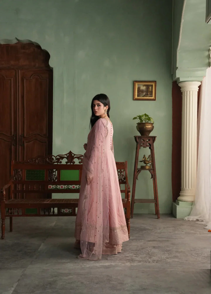 Koel by Jahaan RTW Embroidered Raw Silk 3 Piece Suit Gul Mohar Festive Collection
