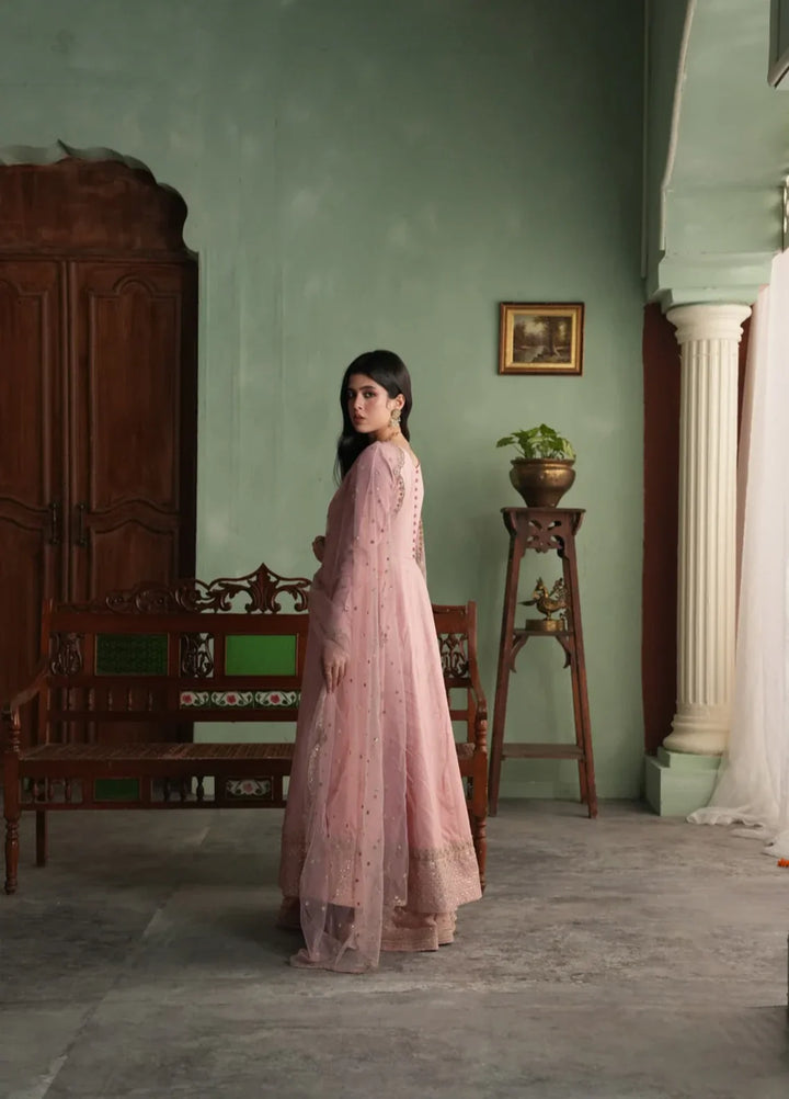 Koel by Jahaan RTW Embroidered Raw Silk 3 Piece Suit Gul Mohar Festive Collection