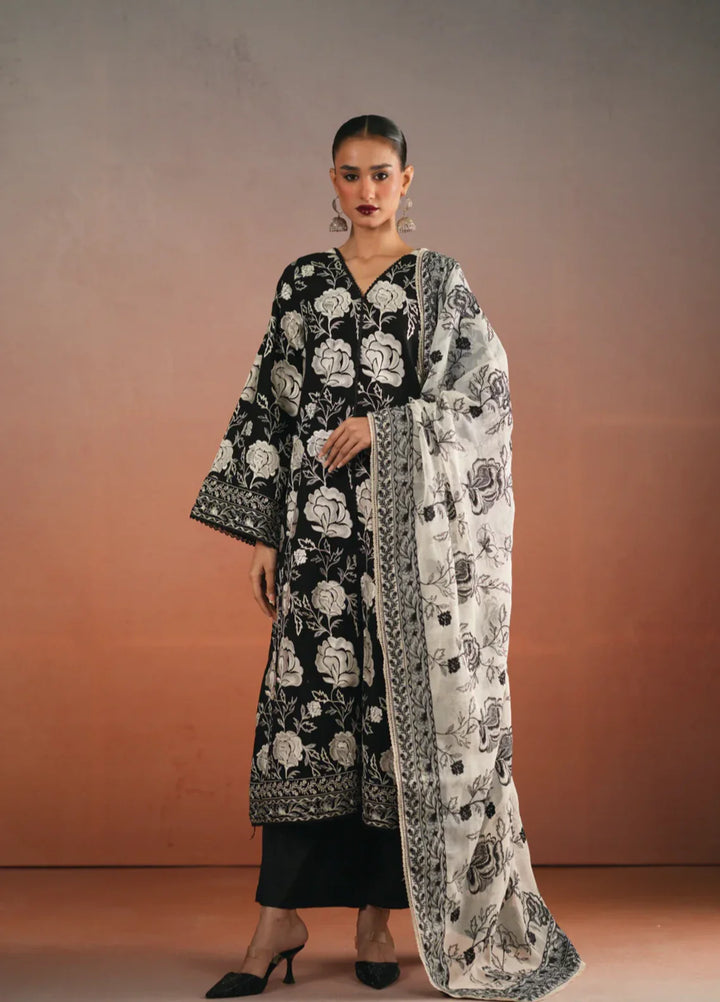 Winter Weave by Jahaan RTW Embroidered Khaddar 3 Piece Suit Terra Casual Collection
