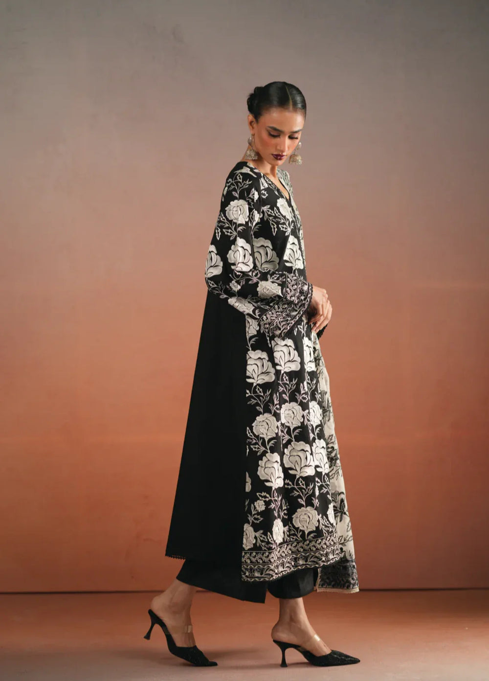 Winter Weave by Jahaan RTW Embroidered Khaddar 3 Piece Suit Terra Casual Collection