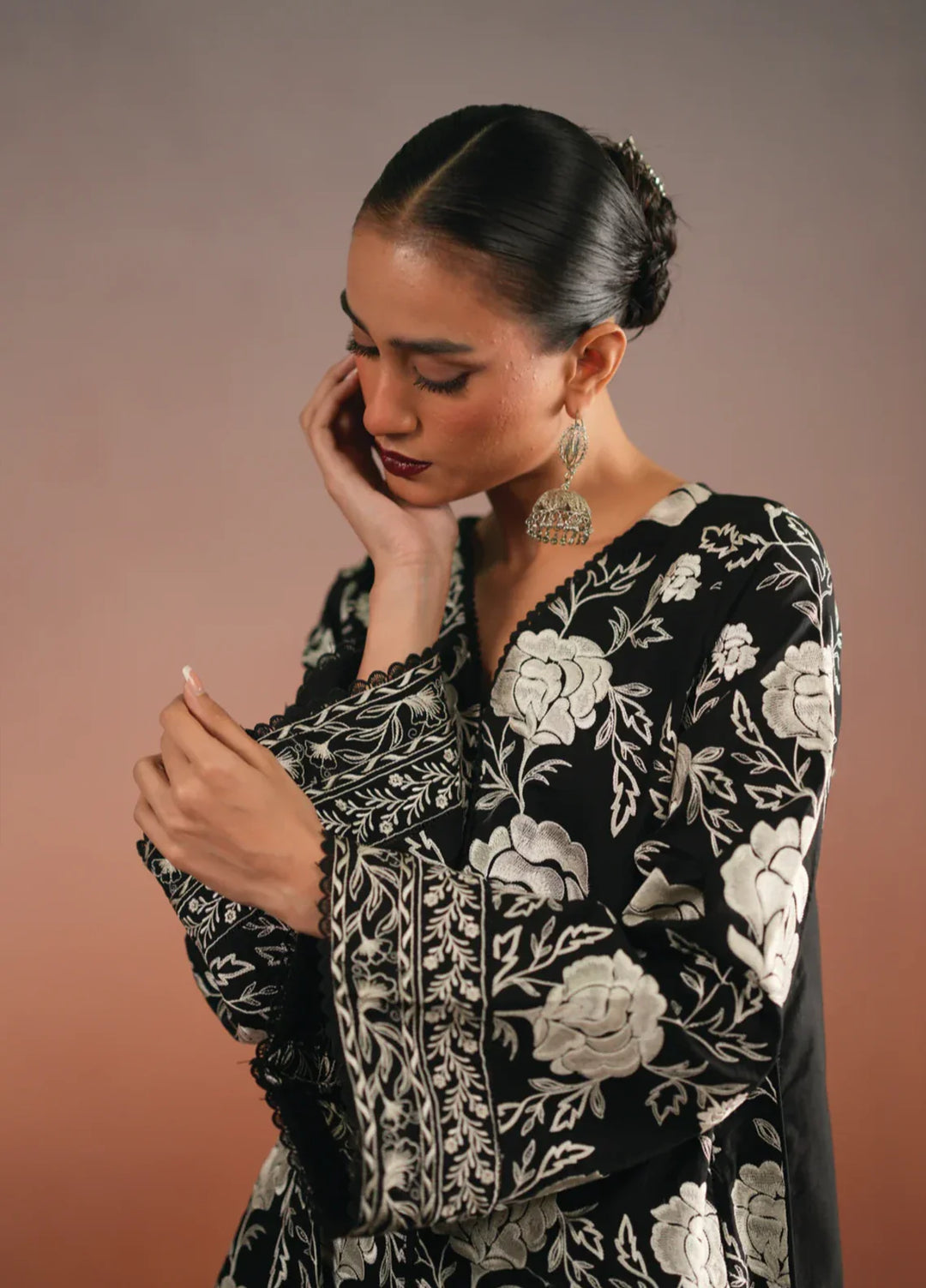 Winter Weave by Jahaan RTW Embroidered Khaddar 3 Piece Suit Terra Casual Collection