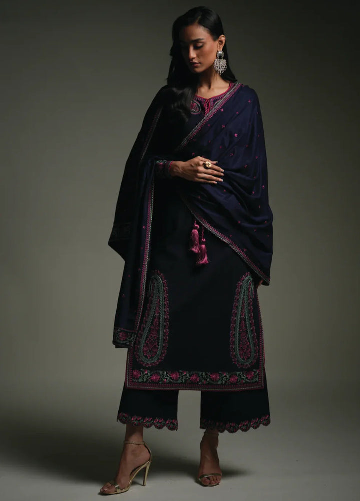 Winter Weave by Jahaan RTW Embroidered Khaddar 3 Piece Suit Imperial Casual Collection