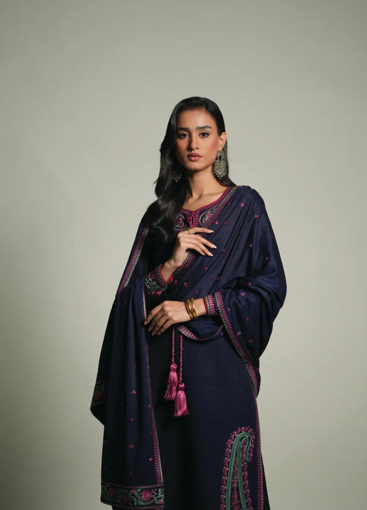 Winter Weave by Jahaan RTW Embroidered Khaddar 3 Piece Suit Imperial Casual Collection