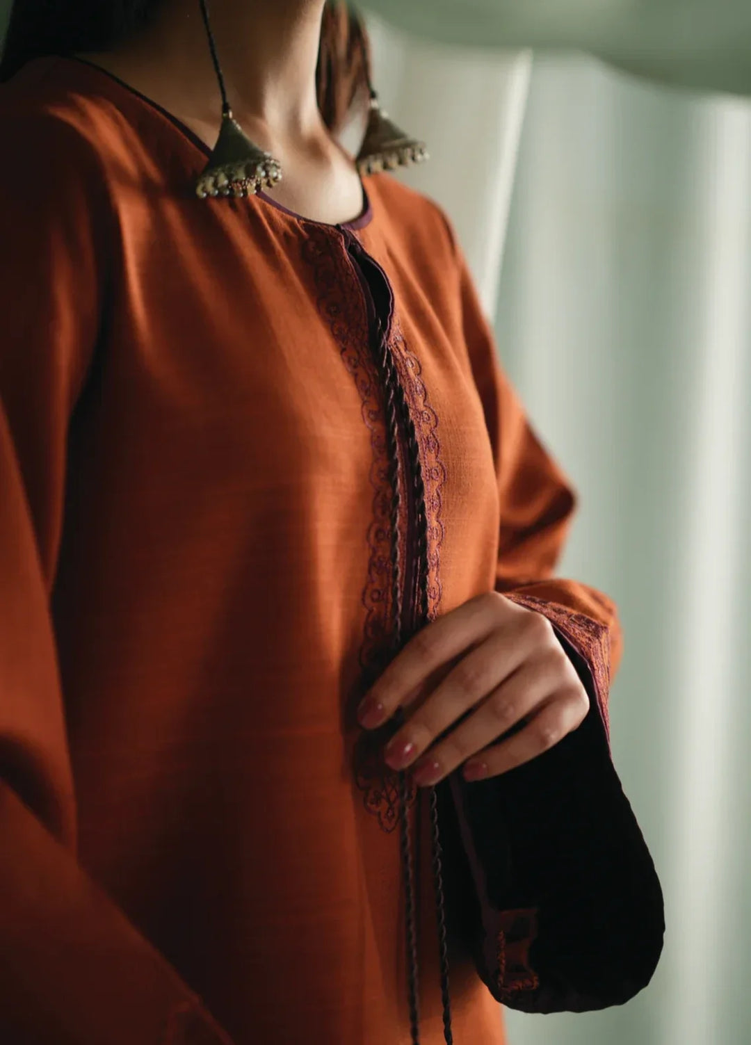 Winter Weave by Jahaan RTW Embroidered Khaddar 3 Piece Suit Rustick Casual Collection