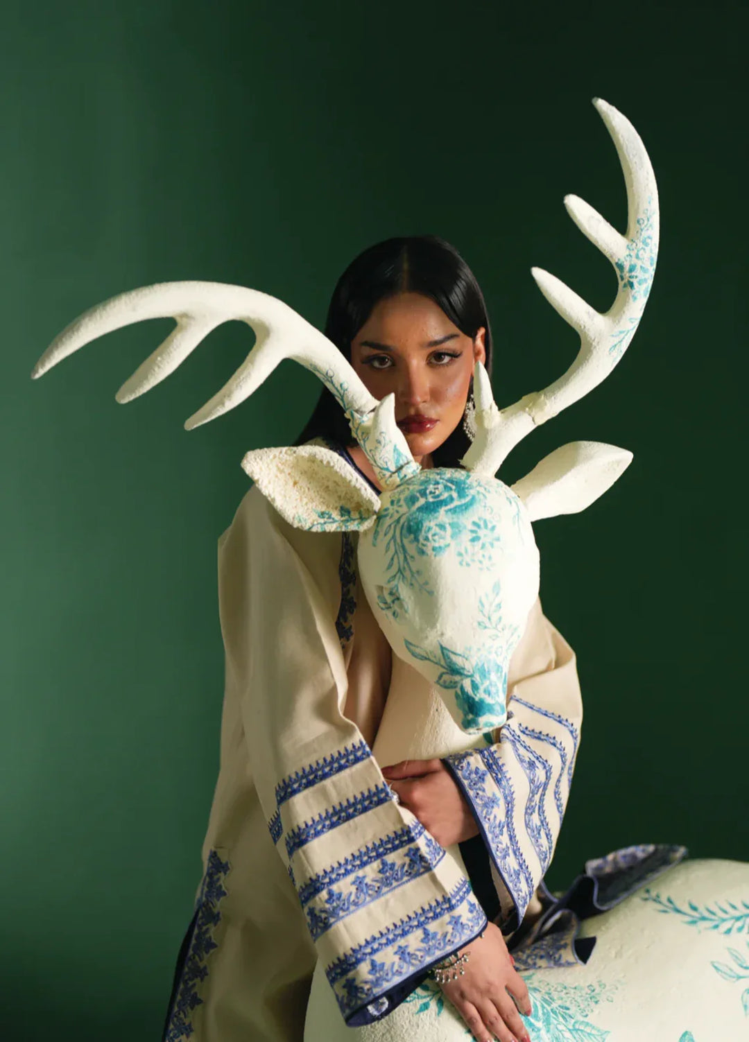 Winter Weave by Jahaan RTW Embroidered Khaddar 3 Piece Suit Glaze Casual Collection