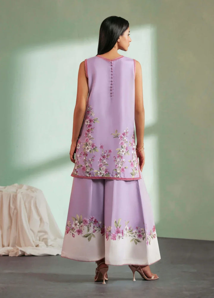 Flow by Jahaan RTW Printed Lawn Silk 2 Piece Suit Layrell Casual Collection