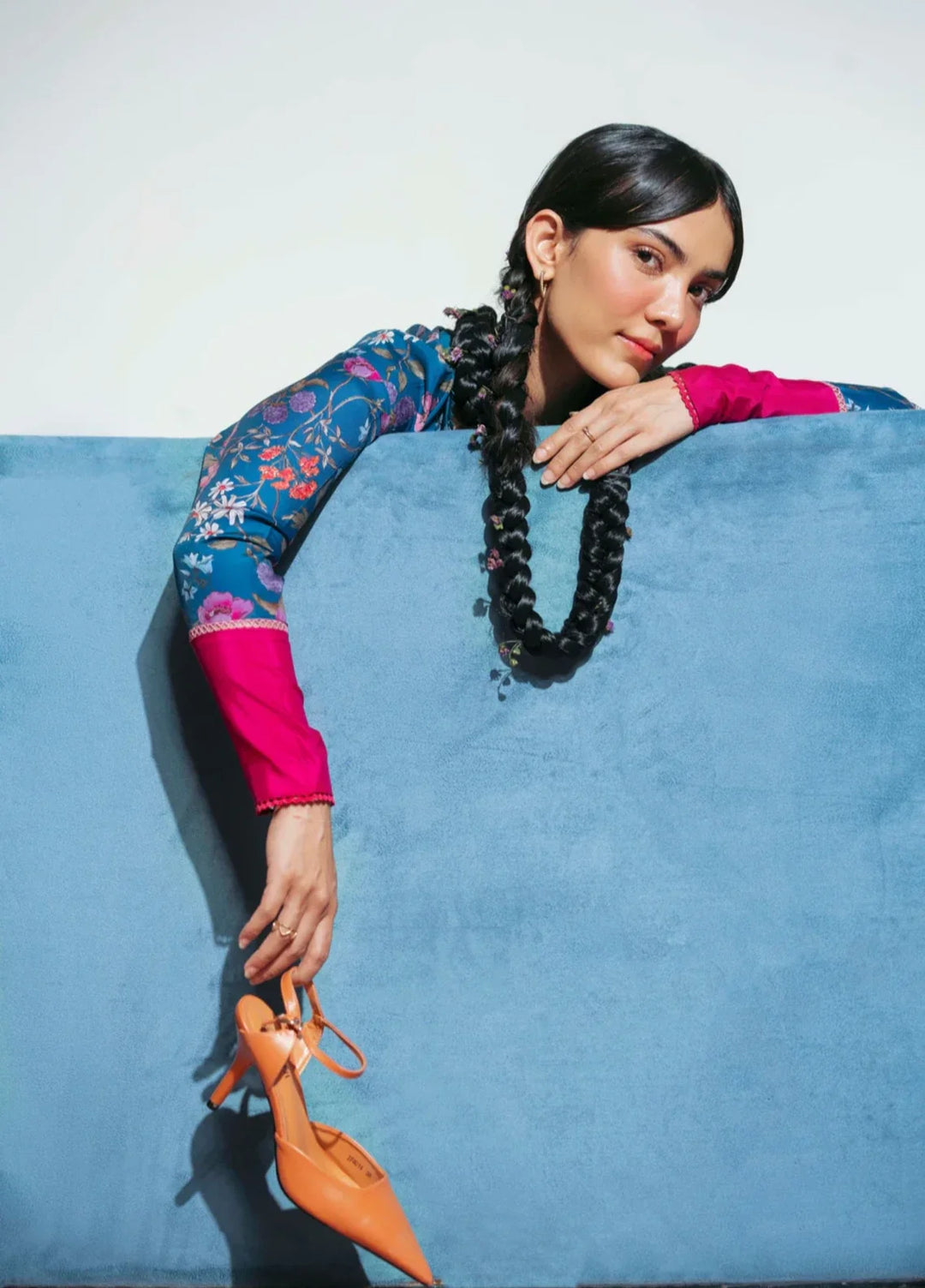 Flow by Jahaan RTW Printed Lawn Silk 1 Piece Suit Kaia Casual Collection