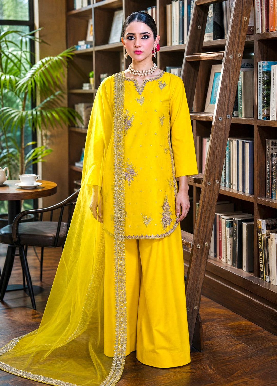 Heritage by Maherposh RTW Embroidered Lawn 3 Piece Suit FIROZA Festive Collection