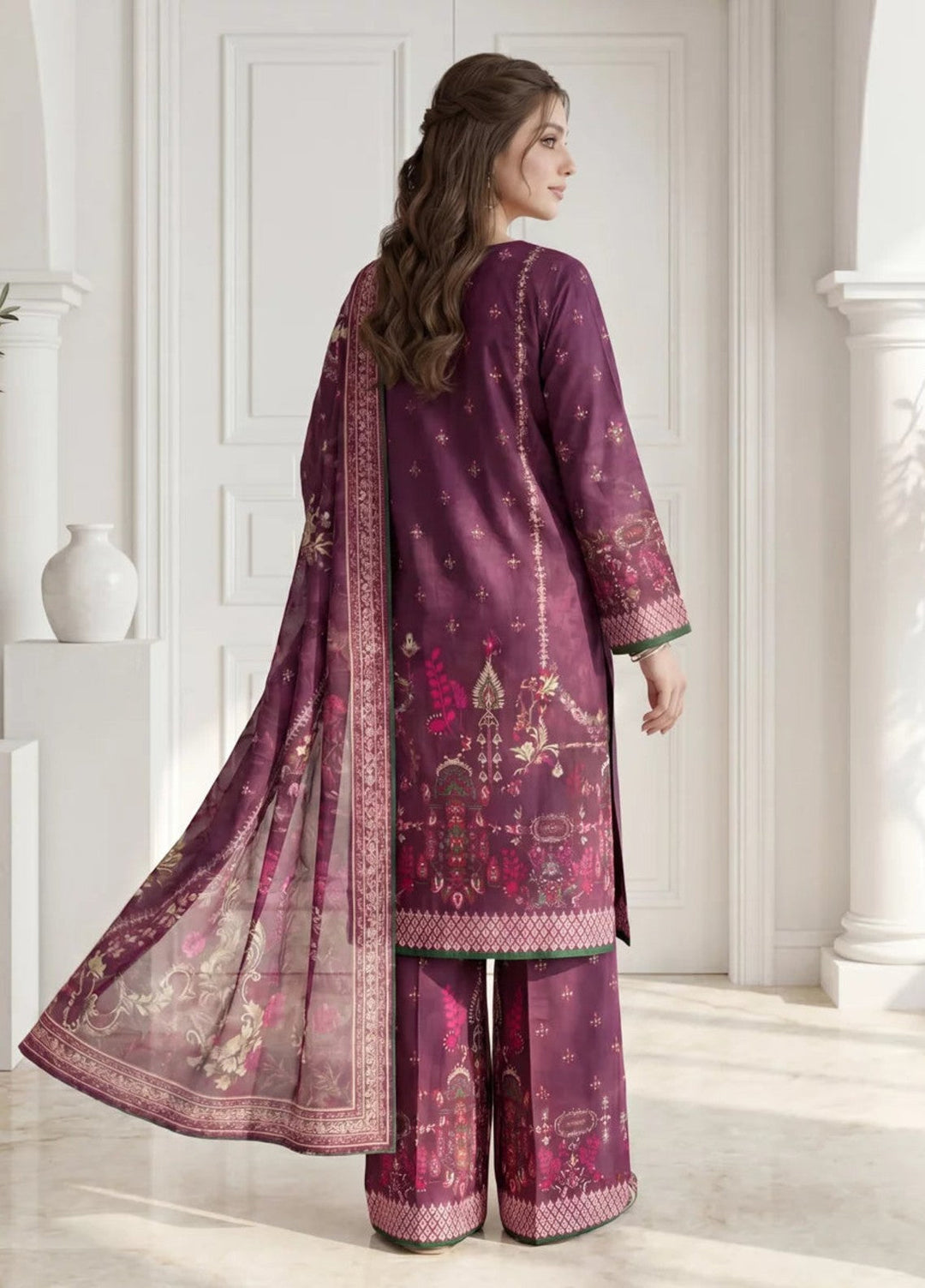 Salitex Women Unstitched Printed Lawn 3 Piece Suit S26L3PCYES846 Casual Collection