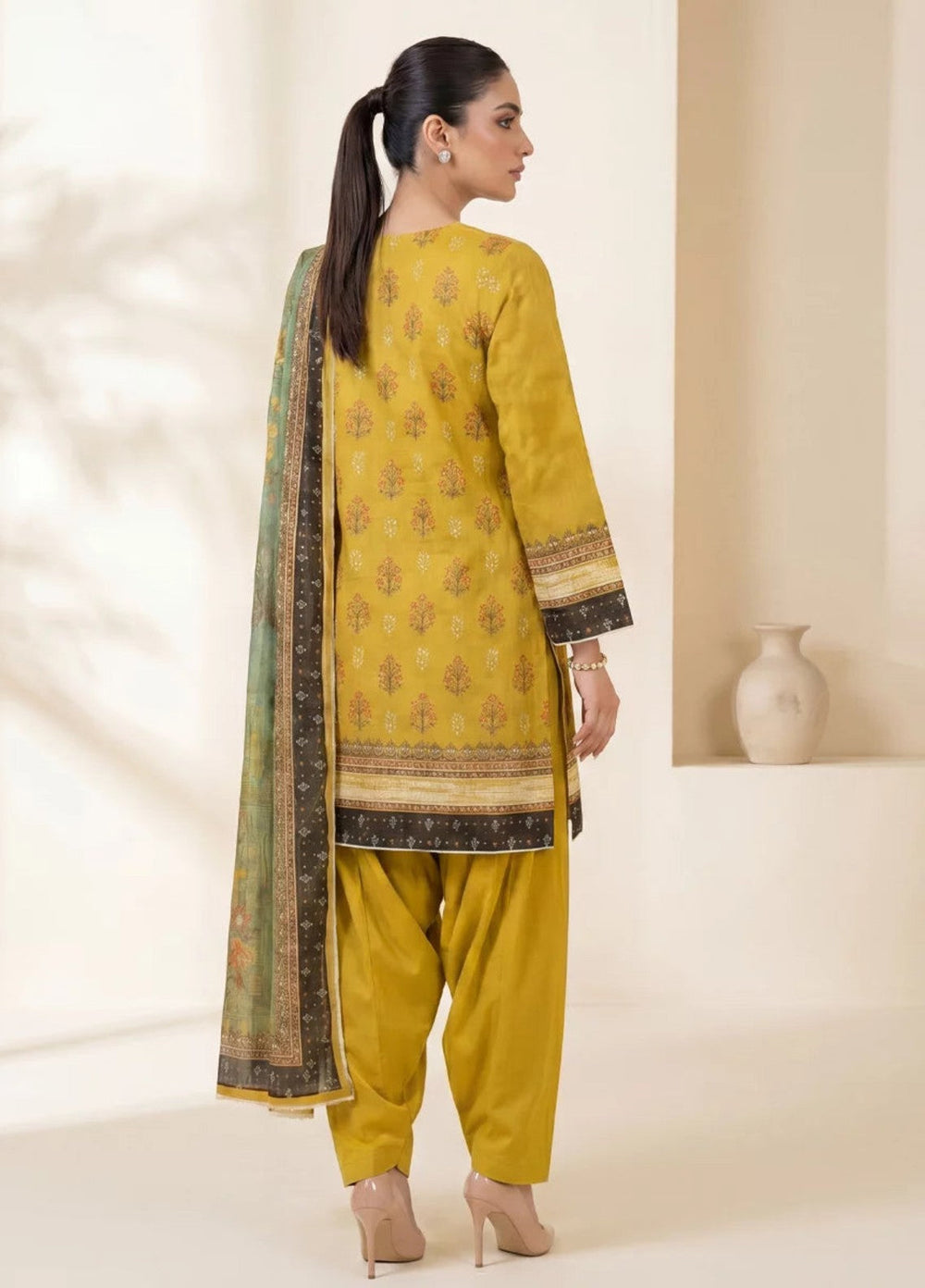 Salitex Women Unstitched Printed Lawn 3 Piece Suit SUNS8IN1113 Casual Collection