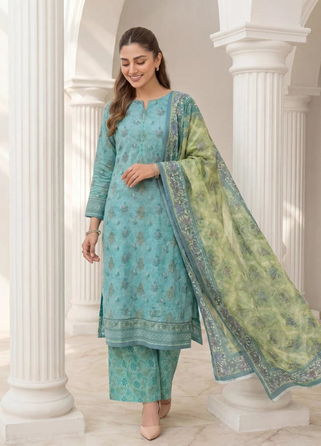 Salitex Women Unstitched Printed Lawn 3 Piece Suit S26L3PCYES851 Casual Collection