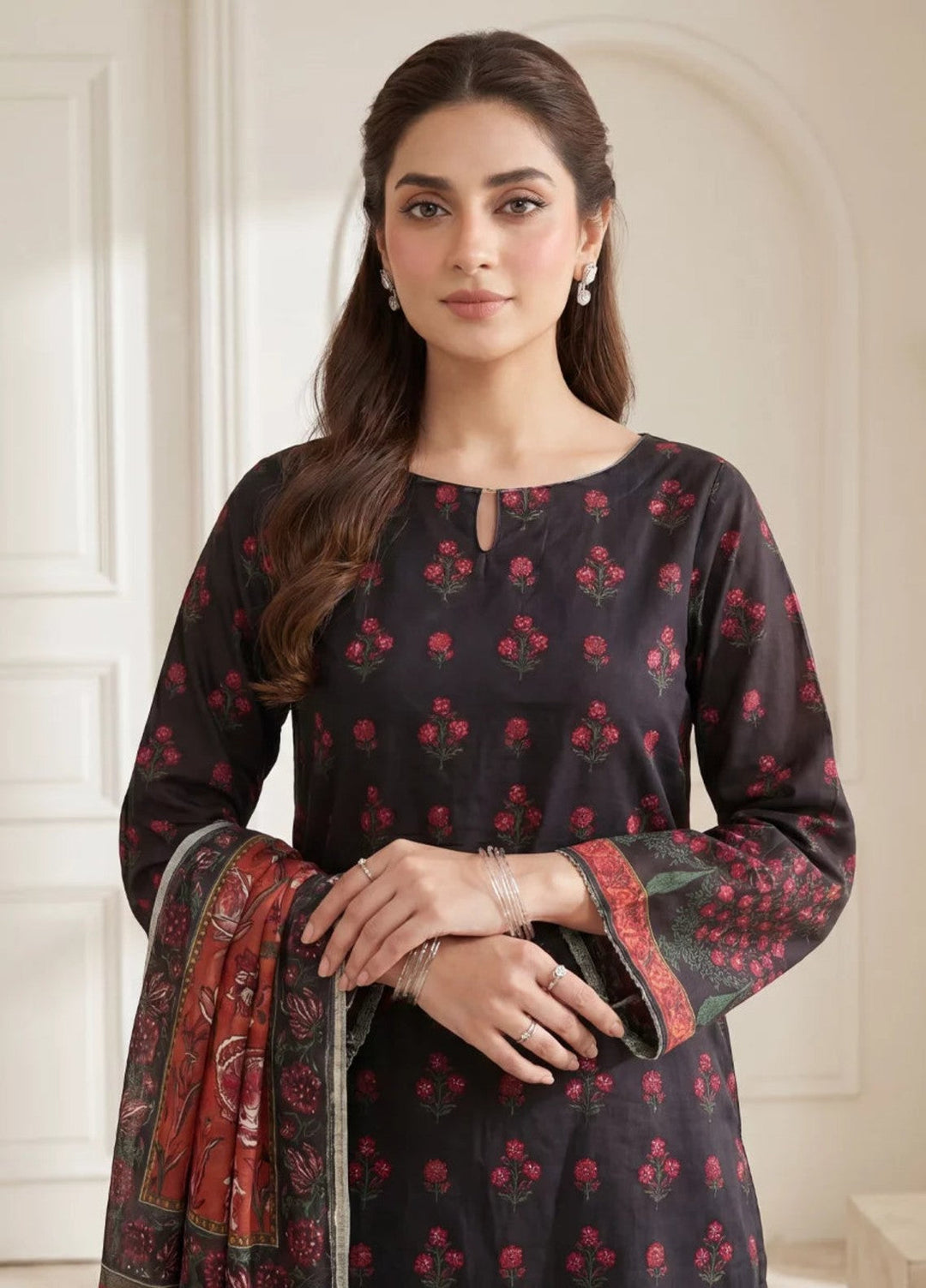 Salitex Women Unstitched Printed Lawn 3 Piece Suit S26L3PCYES852 Casual Collection