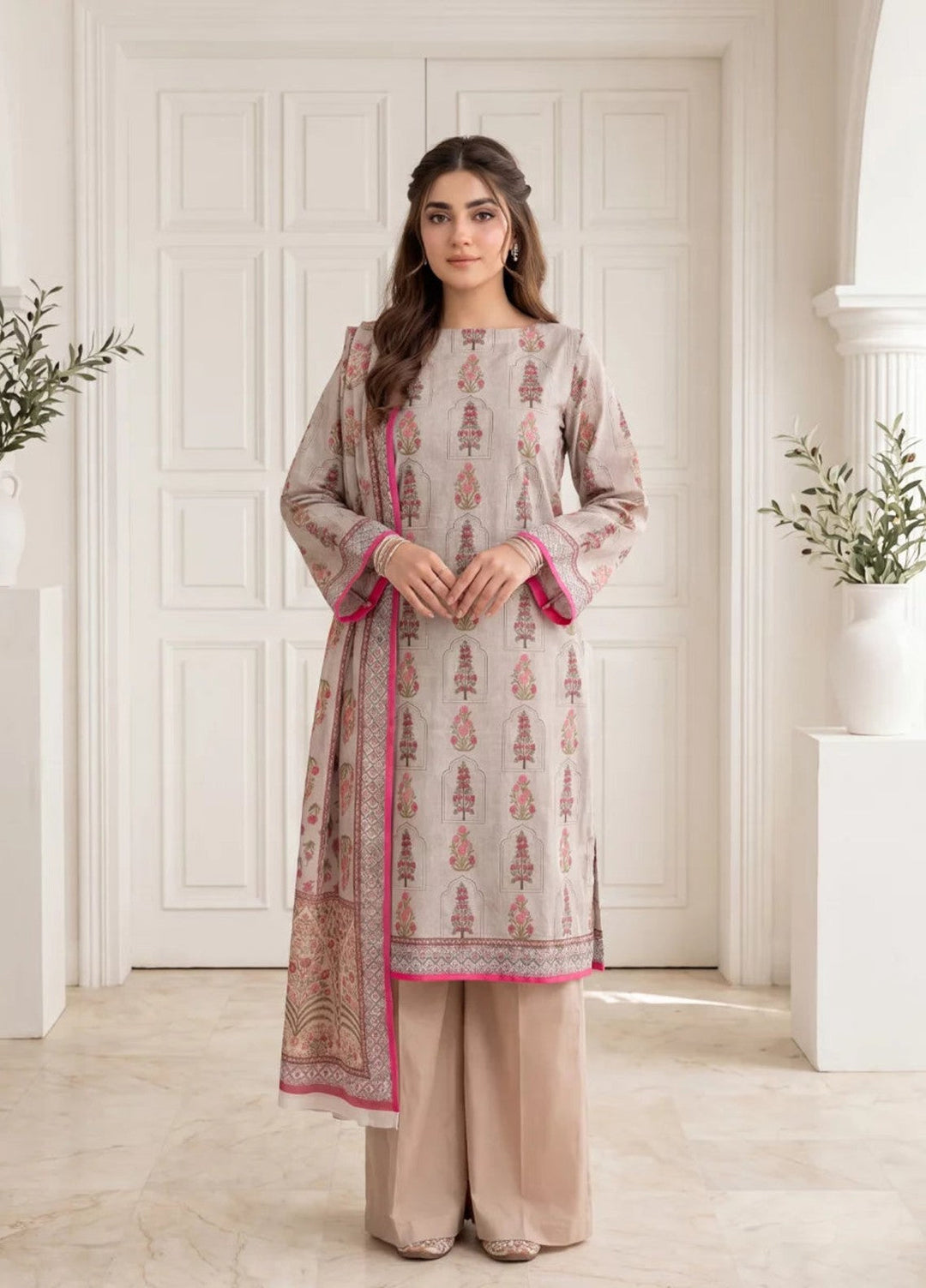 Salitex Women Unstitched Printed Lawn 3 Piece Suit S26L3PCYES853 Casual Collection