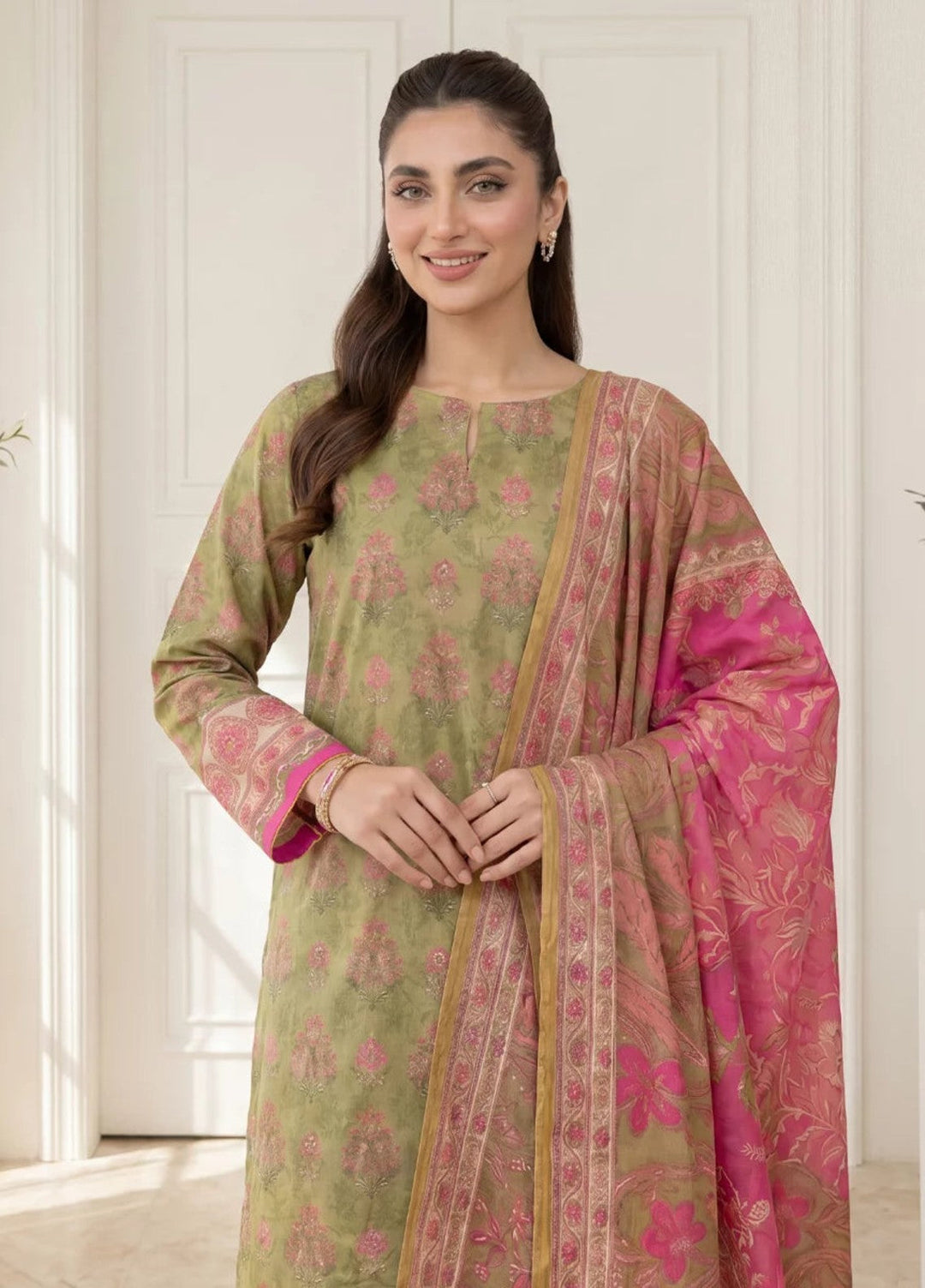 Salitex Women Unstitched Printed Lawn 3 Piece Suit S26L3PCYES854 Casual Collection