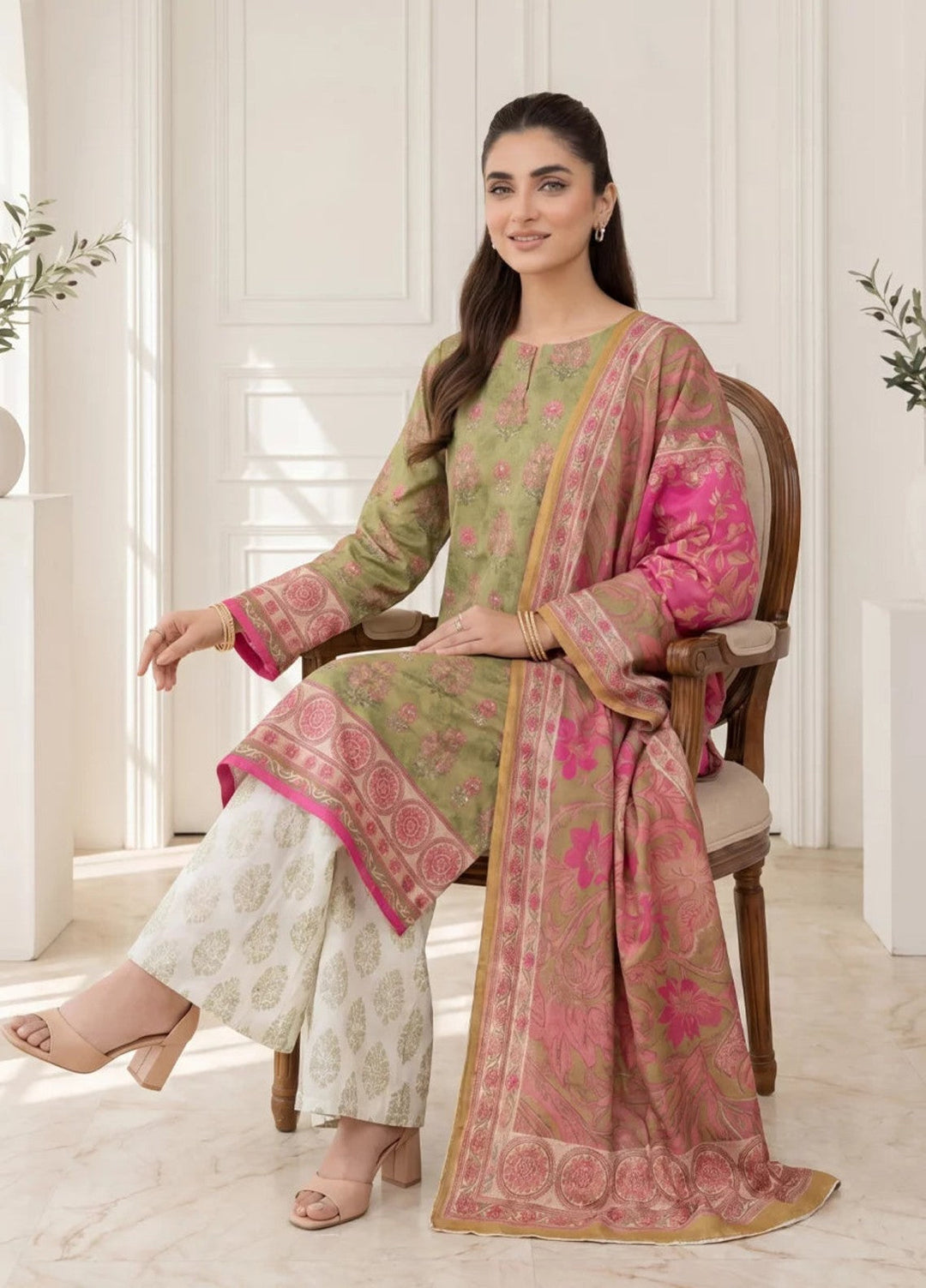 Salitex Women Unstitched Printed Lawn 3 Piece Suit S26L3PCYES854 Casual Collection