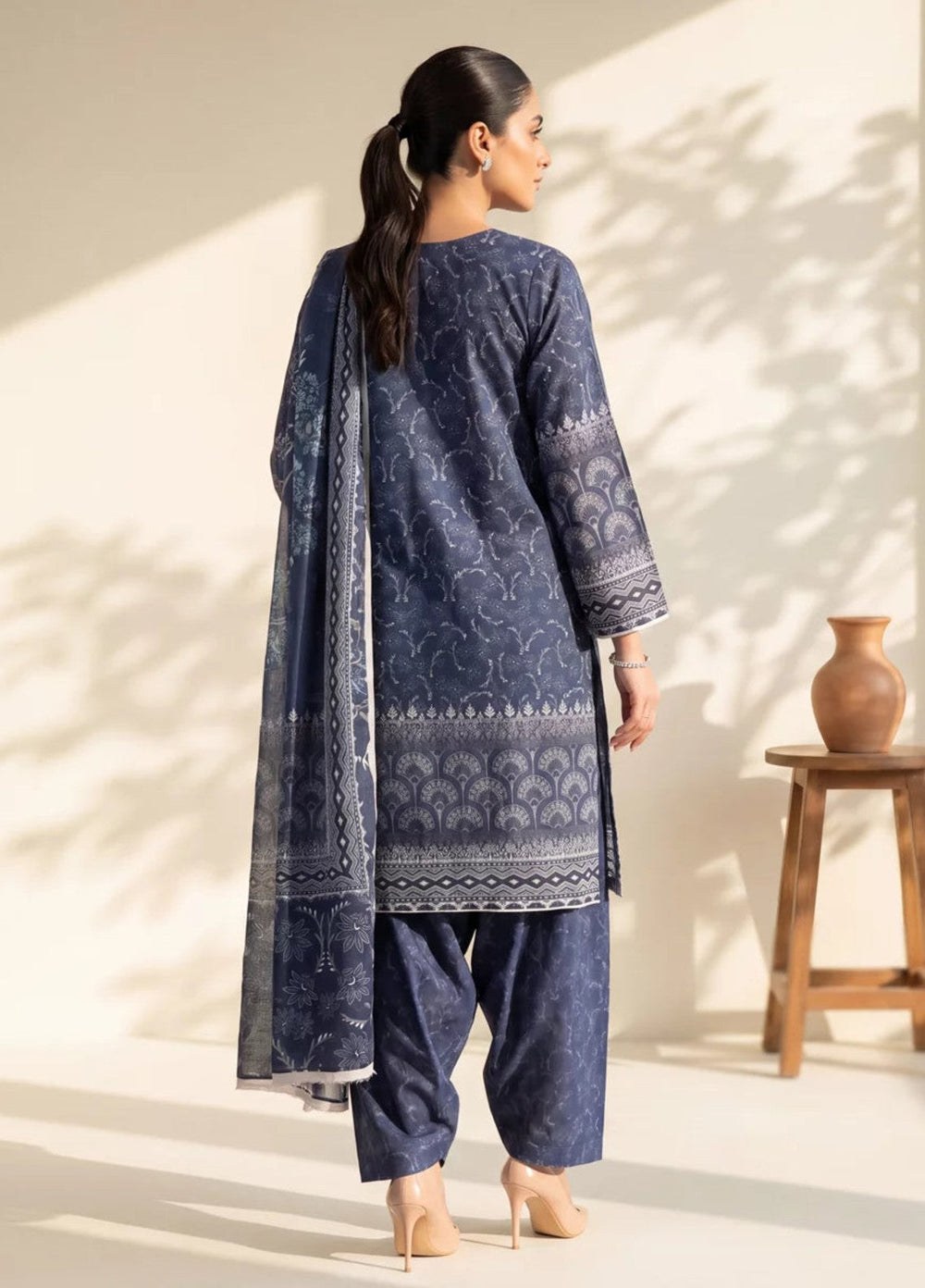 Salitex Women Unstitched Printed Lawn 3 Piece Suit SUNS8IN1114 Casual Collection