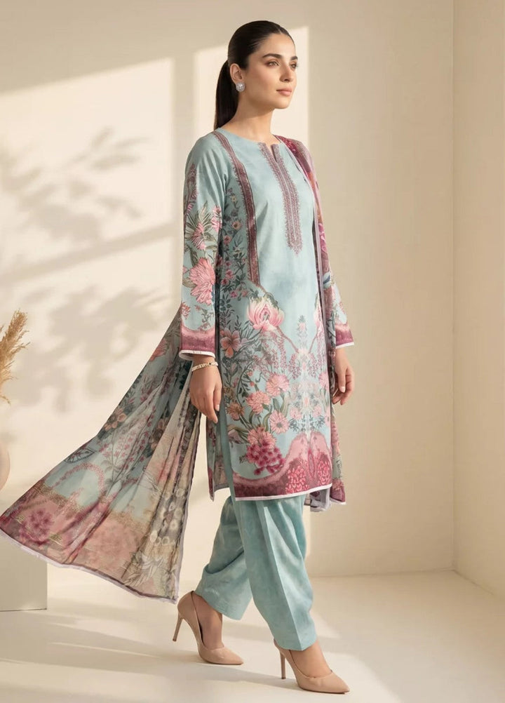 Salitex Women Unstitched Printed Lawn 3 Piece Suit SUNS8IN1112 Casual Collection