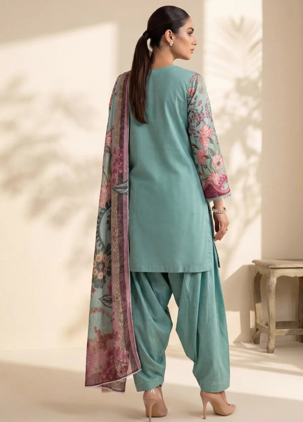 Salitex Women Unstitched Printed Lawn 3 Piece Suit SUNS8IN1112 Casual Collection