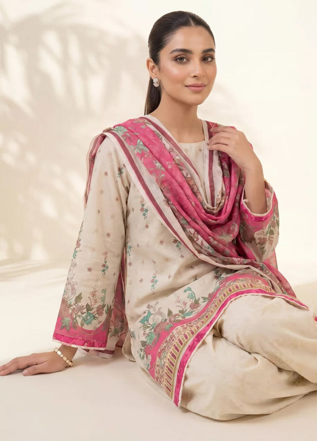 Salitex Women Unstitched Printed Lawn 3 Piece Suit SUNS8IN1111 Casual Collection