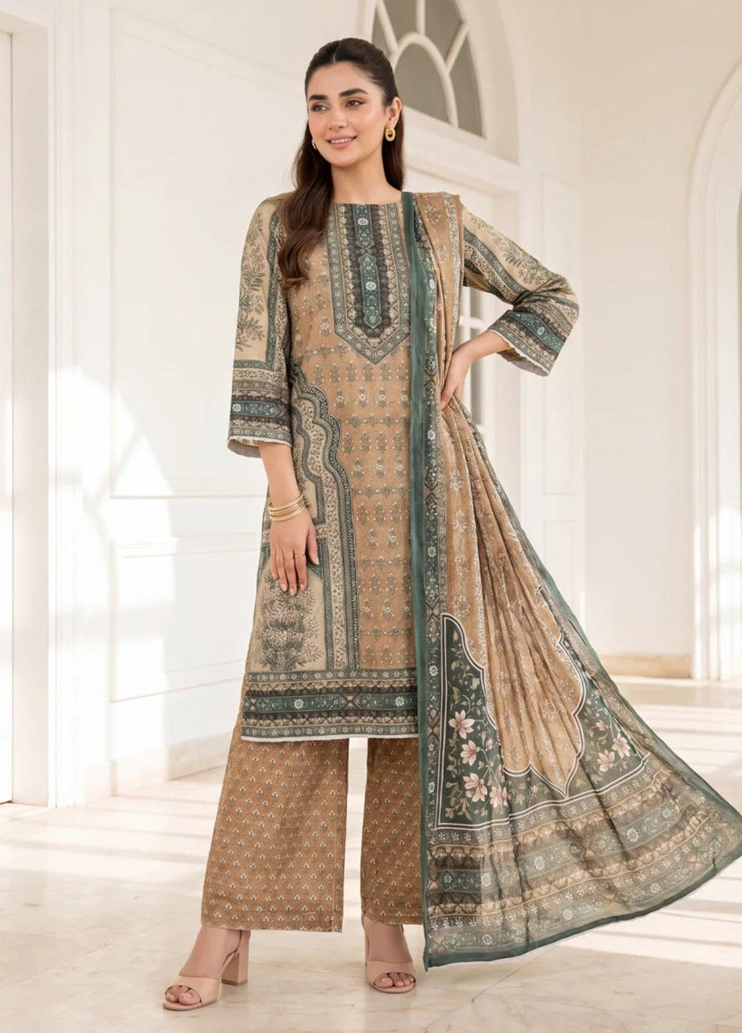 Salitex Women Unstitched Printed Lawn 3 Piece Suit S26L3PCYES855 Casual Collection