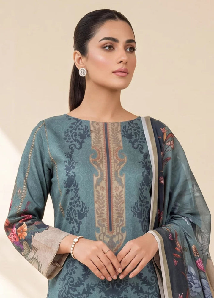 Salitex Women Unstitched Printed Lawn 3 Piece Suit SUNS8IN1109 Casual Collection