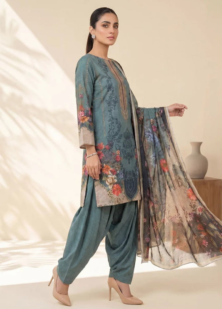 Salitex Women Unstitched Printed Lawn 3 Piece Suit SUNS8IN1109 Casual Collection
